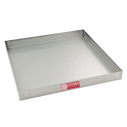 Kitchen Expert Stainless Steel Multipurpose Sweet Bakeware Tray (14.5 X 11.5 Inch), Rectangular